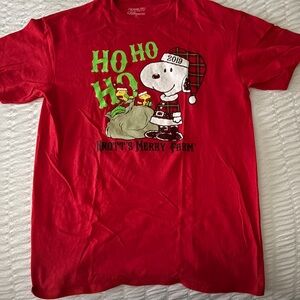 Peanuts Red Short Sleeve Tee
